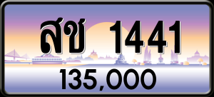 ทะเบียนรถ สช 1441 ผลรวม 19